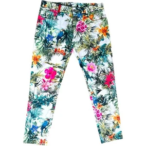 Men by Men Denim Botanical Straight Leg Hose Mehrfarbig Damengröße 40 Tall - Bild 1 von 11