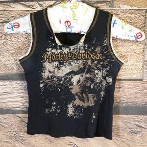 Harley-Davidson Uke's Kenosha Wisconsin Sleeveless Women’s Top 2006 Size Large - Picture 1 of 6