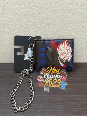 Dandadan Characters Bifold Chain Wallet - Image 1 of 4