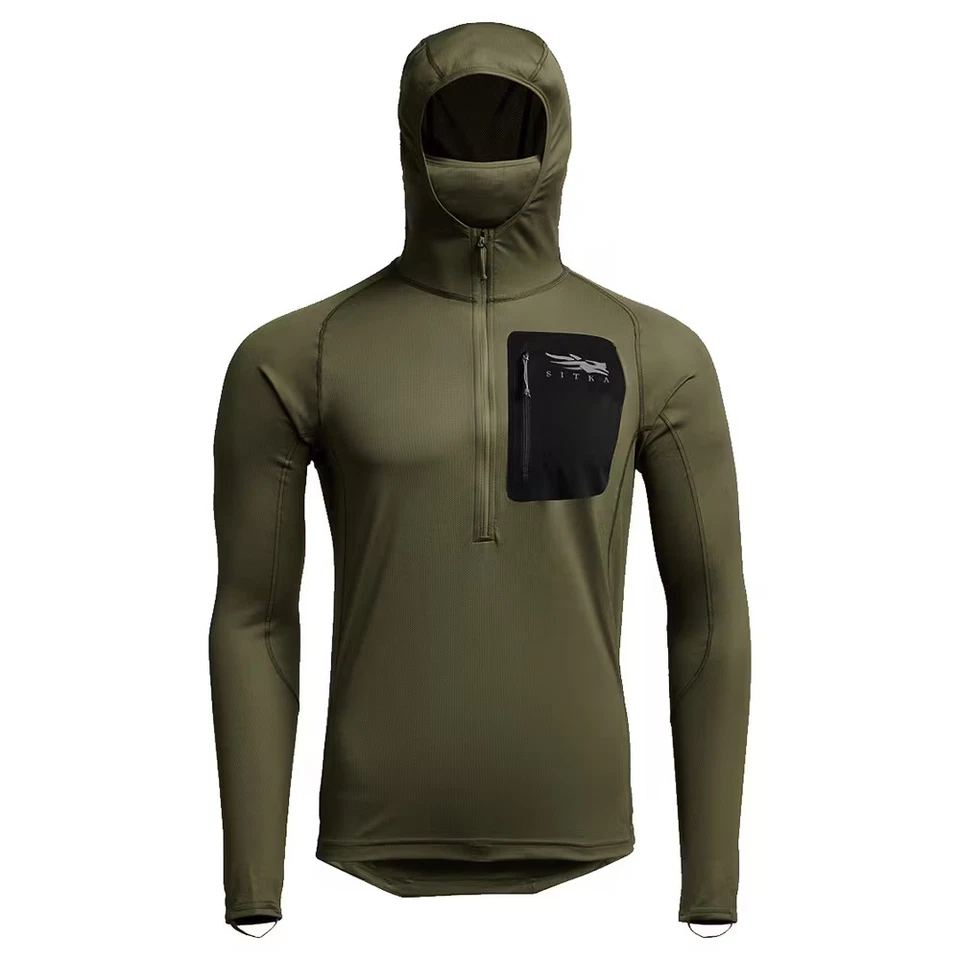 Sitka Gear CORE Lightweight Hoody, Covert Black, XL Tall (10066-CVB-XLT)