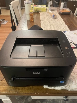 Dell 1130 Monochrome Laser Printer with Two Toners and Paper Bundle - Image 1 of 4