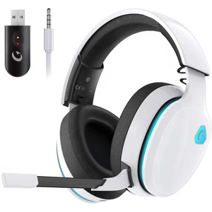 2.4GHz Wireless Gaming Headset for PS5, PS4 Fortnite & Call of Duty/FPS Gamer... - Picture 1 of 9
