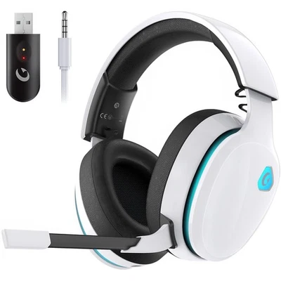 2.4GHz Wireless Gaming Headset for PS5, PS4 Fortnite & Call of Duty/FPS Gamer... - Image 1 of 4