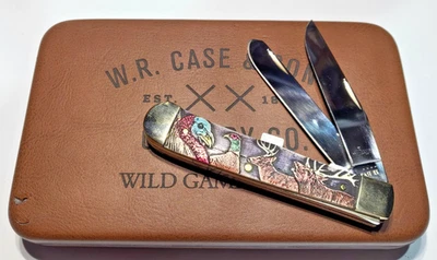 Estuche XX EE. UU. Colorwash Bone Wild Game Series Juego Trampero Juego de Regalo Navaja de Bolsillo 6254SS Foto 1 de 4