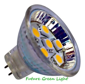 CARAVAN MR11 6 SMD LED 12V (10-30VDC / 10-18VAC) 1.2W 110LM WHITE BULB ~15W - Foto 1 di 7