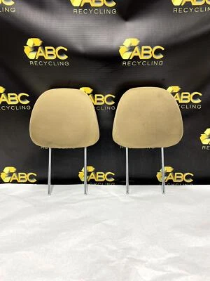 2011-2013 Hyundai Elantra Front Left & Right Headrest Set Pair Cloth Beige Foto 1 de 4