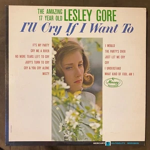 LESLEY GORE I’ll Cry if I Want To - 1963 1st Press Mercury Mono LP - STUNNING EX - Picture 1 of 3