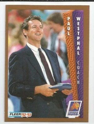 PAUL WESTPHAL CO 1992-93 FLEER CARD NEAR MINT CONDITION - Image 1 of 2