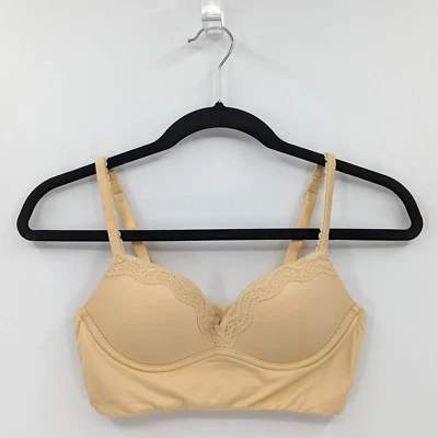 Бюстгальтер Dobreva женский 34A кремовый желтый с подкладкой пуловер - ЧИТАЙТЕ - Изображение 1 из 4