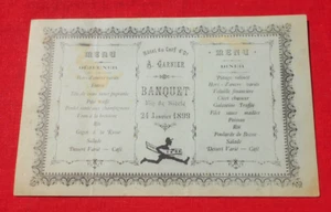 Hôtel du Cerf d'Or - A.Garnier - Menu 1899 ! - Picture 1 of 2