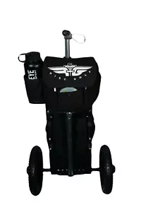 FLY GREEN NICKEL BAG 3 BLACK DISC GOLF ROVIC ZUCA CART PUTTER POUCH POCKET - Picture 1 of 5