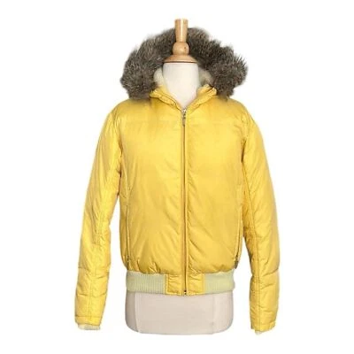 RALPH LAUREN Polo Jeans Co. Vintage Down Insulated Jacket Sz Small Faux Fur Hood - Image 1 of 4