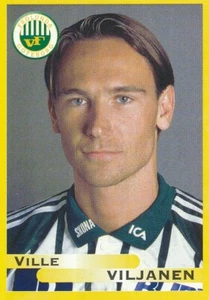 188 VILLE VILJANEN FINLAND VASTRA FROLUNDA.IF STICKER FOTBOLL ALLSVENSKAN 1999 - Picture 1 of 2