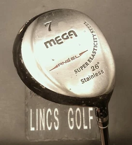 Ladies Mega Angel Stainless 26° 7 Wood Ladies Graphite Shaft Mega Grip - Picture 1 of 5