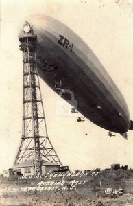 Lakehurst NJ Shenandoah Airship 1 RPPC Photo Postcard COPY - Picture 1 of 2