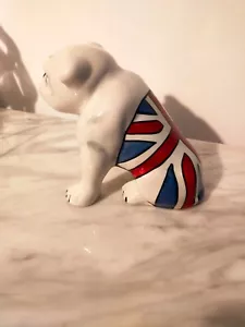 Lorna Bailey Large Bulldog with Union Jack Paperweight Valentine's gift for him - Picture 1 of 8
