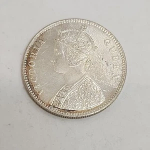 1862 India One Rupee - Picture 1 of 2