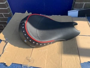 For Harley davidson Sportster Corbin solo seat saddle takes rider backrest 04-06 - Picture 1 of 6