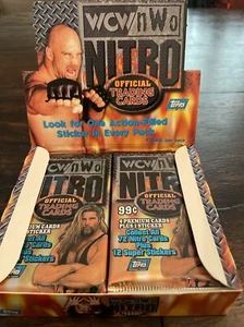 (1) Sealed pack 1999 Topps Trading Cards WCW/NWO Nitro Wrestling, nWo 4 life!!!! - Picture 1 of 5