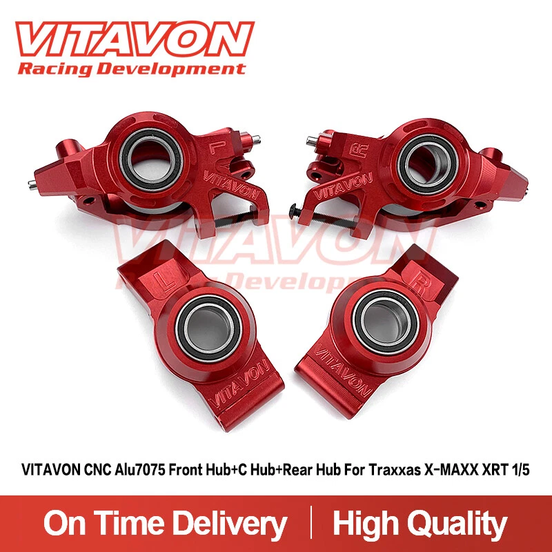 Vitavon CNC Alu7075 Front Hub+C Hub+Rear Hub For Traxxas X-MAXX XRT 1/5 5 Colors - Image 1 of 4