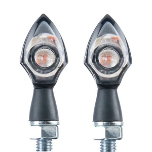 Oxford Nano LED Motorbike Indicators Motorcycle Black E-Marked Pair Universal - Picture 1 of 5