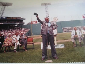 Ted Williams Tips His Cap; Set of 2, 8" x 12" Glossy Photos. - Picture 1 of 3