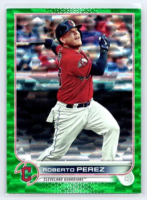 Roberto Perez 2022 Topps Series 2 Green Parallel 369/499 Cleveland #618 - Image 1 of 2
