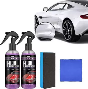 3 in 1 Ceramic car Coating Spray High Protection Quick Wax, Spray, Fast Fine Scr - Picture 1 of 6