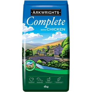 Arkwrights Complete Dry Dog Food 4kg with Chicken for Working Dogs - Picture 1 of 6