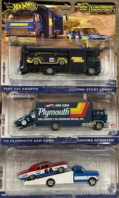 Juego completo de 3 coches Hot Wheels Car Culture Team Transport 2024, ¡envío gratuito! Foto 1 de 4