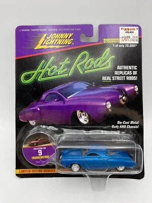 1997 Johnny Lightning Hot Rods Frankenstude #9 Blue 1:64 Scale FREE SHIPPING - Image 1 of 4
