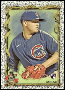 2023 Topps Allen & Ginter JAVIER ASSAD Cubs filigrane Folie SP - Bild 1 von 2
