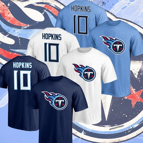SALE!!! Welcome DeAndre Hopkins #10 Tennessee Titans Name & Number T-Shirt S-5XL Cover
