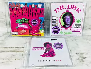 (THE CHRONIC) (DOGGYSTLYE) (READY TO DIE) CHOPPED & SCREWED (PROMO) MIXTAPE CD'S - Picture 1 of 6
