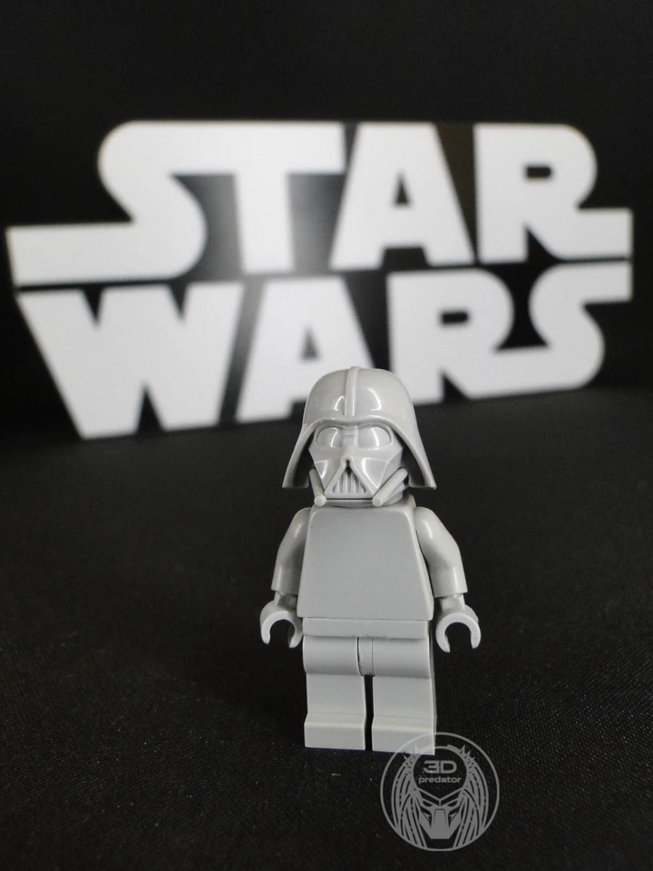 Darth Vader Prototype  Light Bluish Gray  Star Wars™® ORIGINAL LEGO® Figure - Bild 1 von 1