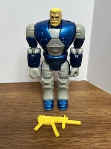 GI Joe 1993 Star Brigade Rock N Roll *Robo Gunner* w/ 1 Weapon - Picture 1 of 2