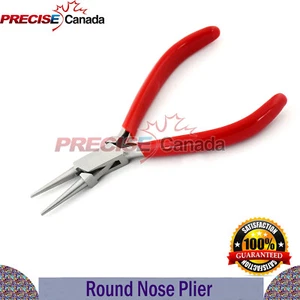 5" Mini Round Nose Pliers Jewelers Electrical Tools Curved Beading Lapidary - Picture 1 of 3
