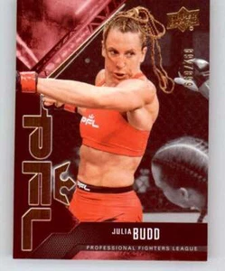 2022 Upper Deck PFL Professional Fighters League Red #12 Julia Budd RC /899 - Picture 1 of 2