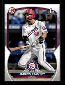 2023 Bowman Draft Paper Andrew Pinckney Nationals 1st #BD-40 5 Card Lot - Picture 1 of 1