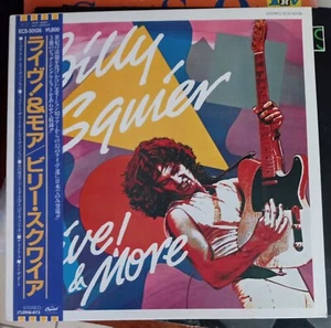 BILLY SQUIER - LP Live! & More (1983 Capitol) Japan Import w/ OBI EX-VG - Picture 1 of 8