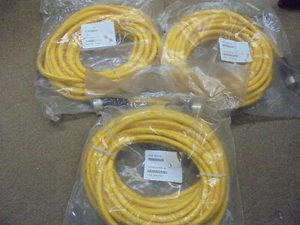 QTY: 3) TURCK 12-pin 12m CABLE CSM CKM 12-12-12/S815 - 210-00596 12M - U-30312 - Picture 1 of 5