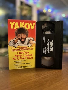 Yakov: I Bet You Never Looked At It That Way (VHS, 1998) Ukrainian Comedian - Picture 1 of 3