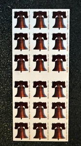 2007USA Forever #4128a Liberty Bell (V11 on back) ATM Booklet Pane of 18 - Picture 1 of 2