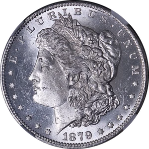 1879-O Morgan Silver Dollar CAC Sticker NGC MS63 Blast White Superb Eye Appeal - Picture 1 of 4