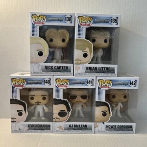 Funko Pop BACKSTREET BOYS Complete Set of 5 #138-142 w/ Protectors - Imagen 1 de 9