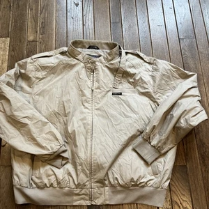 Members Only Jacke Herren 3X XXXL Khaki Classic Iconic Racer Bomber Full Zip - Bild 1 von 11