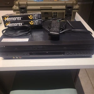 Sony SLV-D380P DVD VCR Combo Player Hi-Fi Stereo VHS Recorder with Remote TESTED - Picture 1 of 7