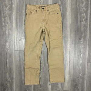 Kinder US Polo Assn hellbraune Jeans Jungen Größe 10 klassische Passform gerades Bein - Bild 1 von 4