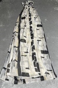 Maxi Vestido de Seda ALICE + OLIVIA Para Mujer Grande Halter Resort Sin Espalda Fluido - Imagen 1 de 10