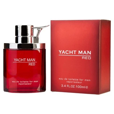 Yacht Man Red 100ml Eau de Toilette Mens 3.4oz Fragrances EDT Spray for Him/Men - image 1 of 2